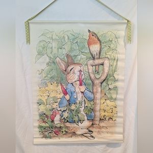 Pottery Barn Peter Rabbit Canvas Wall Hanging